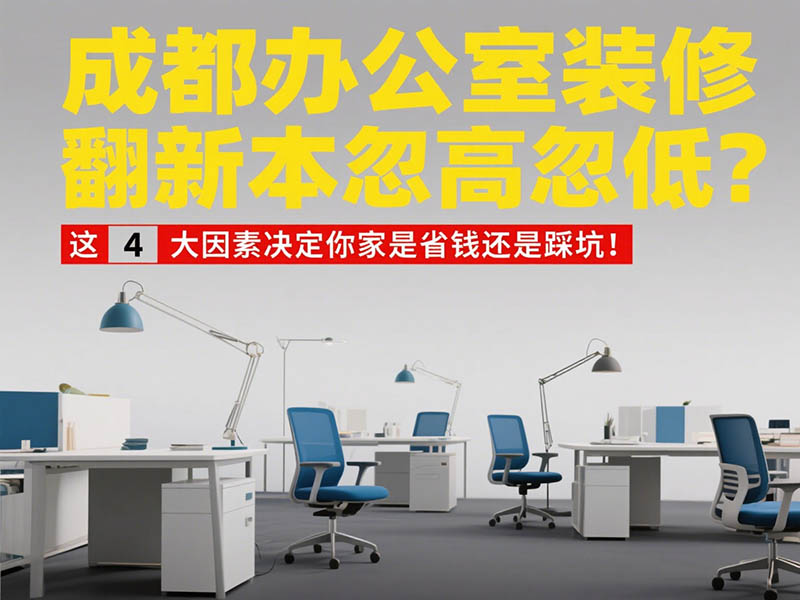 成都办公室装修翻新成本忽高忽低?这 4 大因素决定你家是省钱还是踩坑!